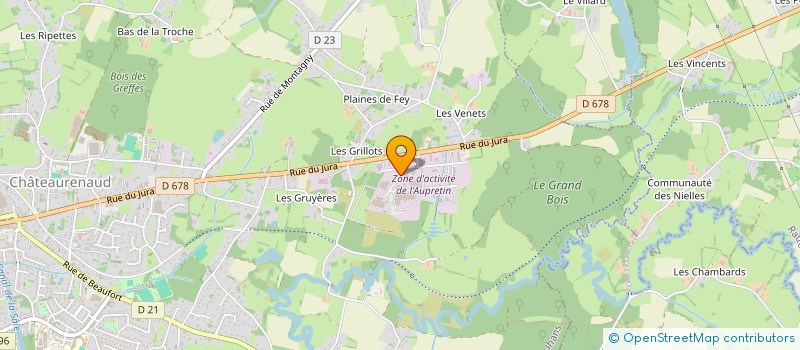 localisation de l'entreprise RDGI à LOUHANS