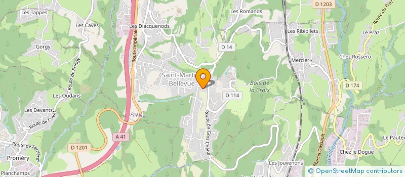 localisation de l'entreprise RDGS TRANSPORT à FILLIERE