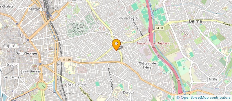 localisation de l'entreprise RDH CONSEIL  TOULOUSE