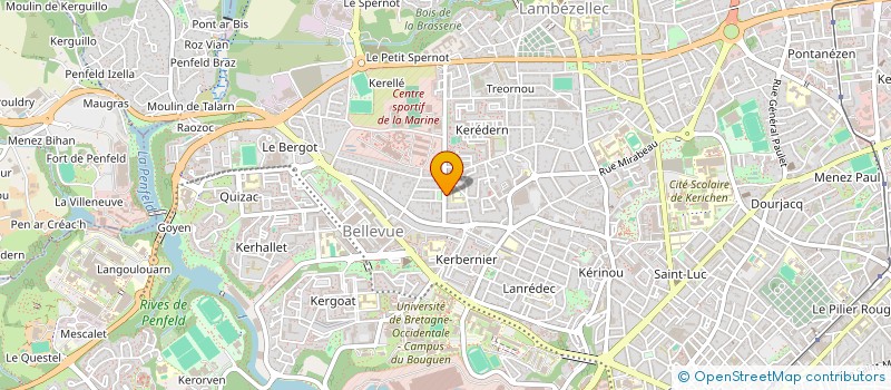 localisation de l'entreprise RDH FRANCE à BREST