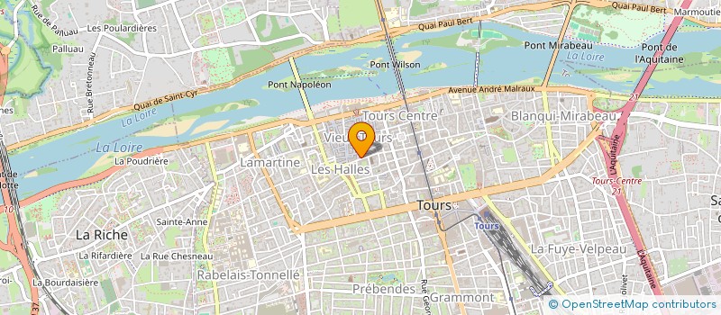 localisation de l'entreprise RDH TOURS à TOURS