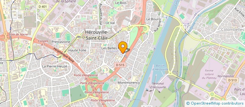 localisation de l'entreprise RDI  HEROUVILLE-SAINT-CLAIR