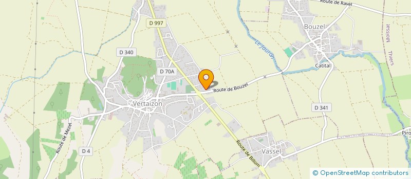 localisation de l'entreprise RDI  VERTAIZON