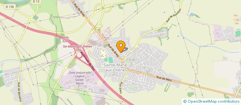 localisation de l'entreprise RDI  SAINTE-MARIE-AUX-CHENES
