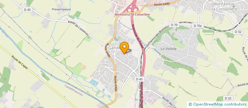 localisation de l'entreprise RDI IMPRESSION  GRAGNAGUE