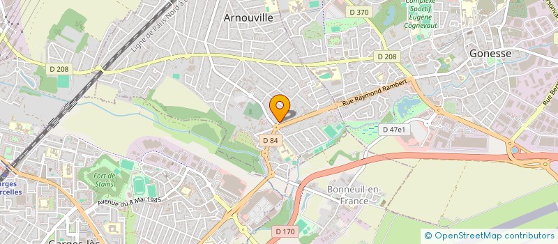 localisation de l'entreprise RDI PRO à ARNOUVILLE