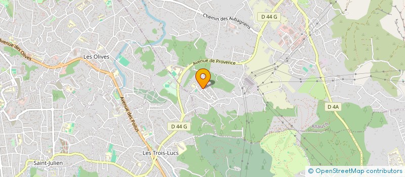 localisation de l'entreprise RDI SUD  ALLAUCH