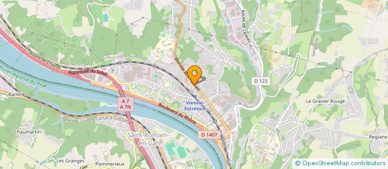 localisation de l'entreprise RDJ  VIENNE