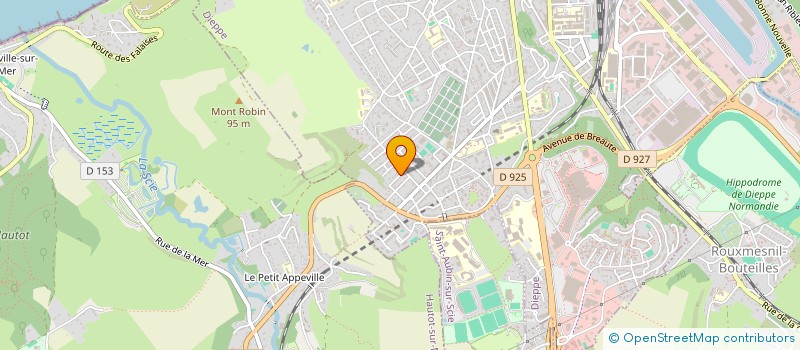 localisation de l'entreprise RDJ  DIEPPE