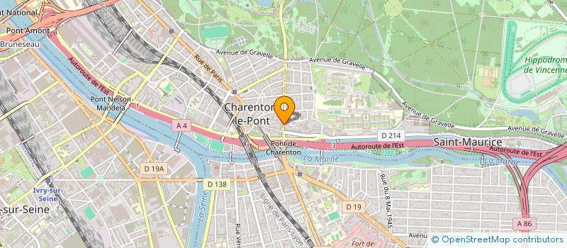 localisation de l'entreprise RDJ CONSEIL à SAINT-MAURICE