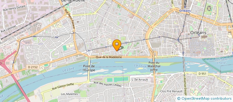 localisation de l'entreprise RDJ CONSEILS à ORLEANS