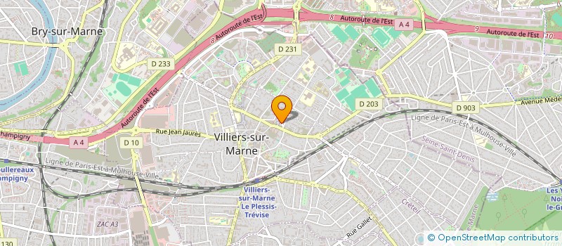 localisation de l'entreprise RDJ INOV à VILLIERS-SUR-MARNE