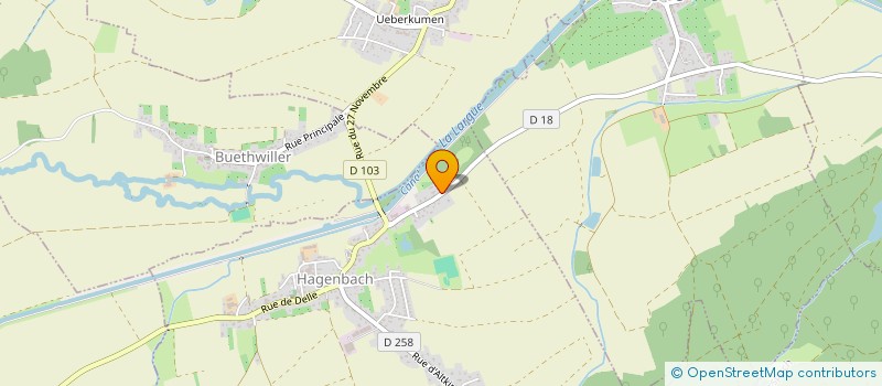 localisation de l'entreprise RDK GROUPE  HAGENBACH