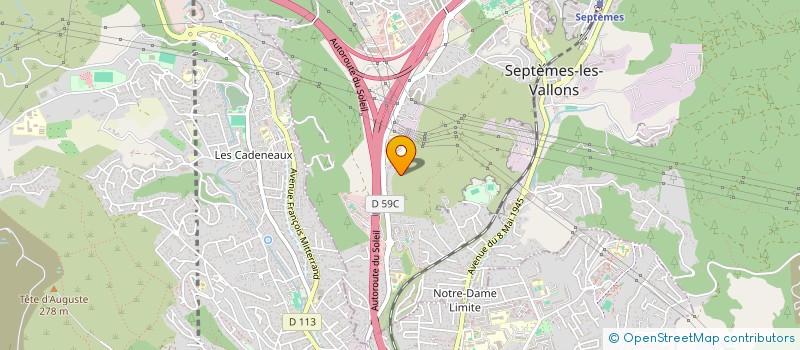 localisation de l'entreprise RDKM INVEST à SEPTEMES-LES-VALLONS