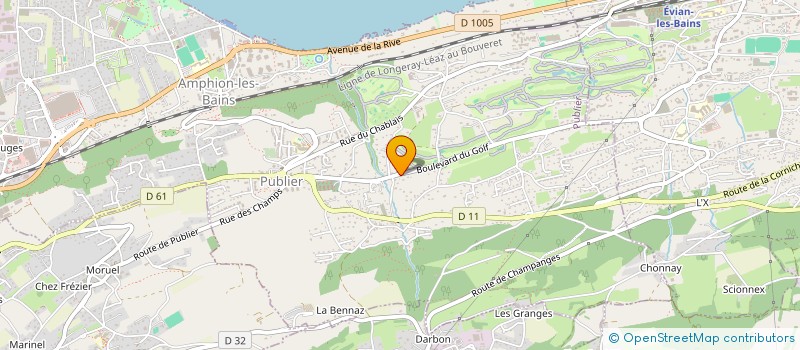 localisation de l'entreprise RDL à PUBLIER