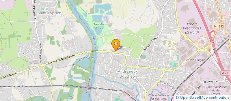 localisation de l'entreprise RDL  BONSON