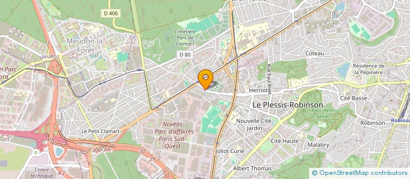 localisation de l'entreprise RDL DIFFUSION à CLAMART