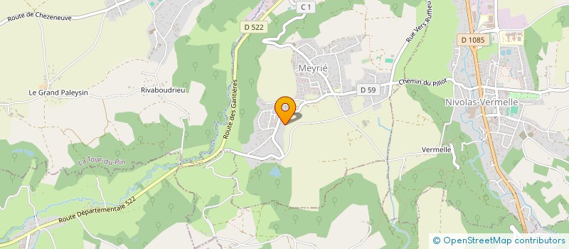 localisation de l'entreprise RDL PAYSAGE  MEYRIE