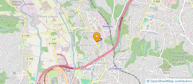 localisation de l'entreprise RDL RENOV à LE CANNET