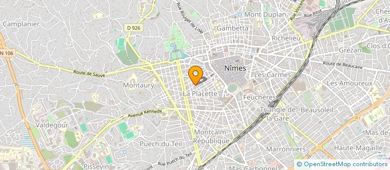 localisation de l'entreprise RDL SERVICES à NIMES