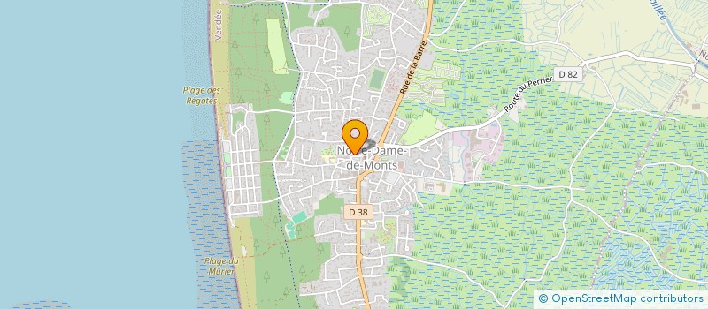 localisation de l'entreprise RDLC  NOTRE-DAME-DE-MONTS