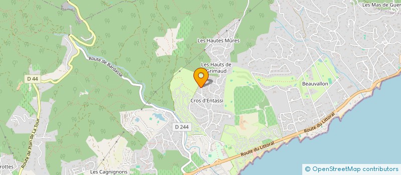localisation de l'entreprise RDLM à GRIMAUD