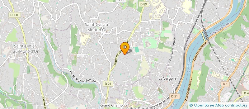 localisation de l'entreprise RDLP  SAINT-CYR-AU-MONT-D'OR