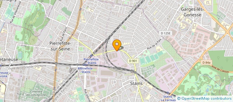 localisation de l'entreprise RDM  STAINS