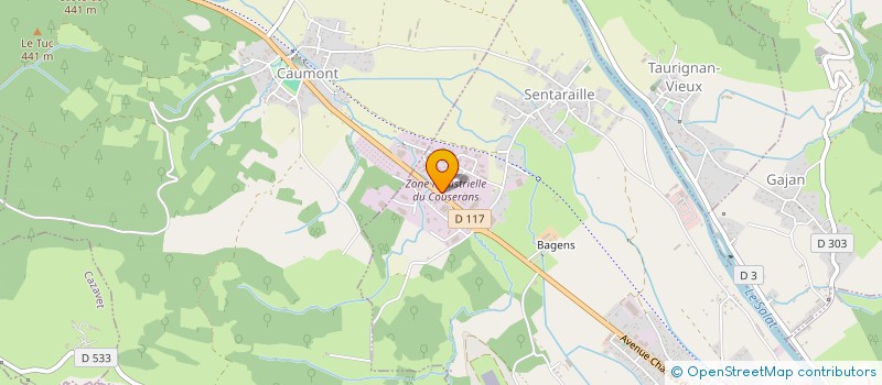 localisation de l'entreprise RDM BATIMENT à LORP-SENTARAILLE