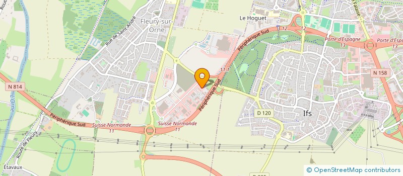 localisation de l'entreprise RDM IMMOBILIER  FLEURY-SUR-ORNE