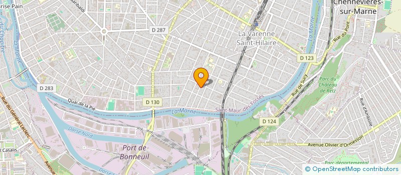 localisation de l'entreprise RDM INVEST à SAINT-MAUR-DES-FOSSES