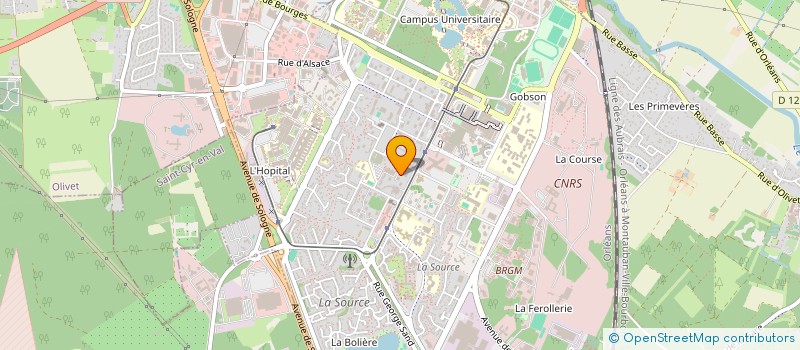 localisation de l'entreprise RDM SARL à ORLEANS