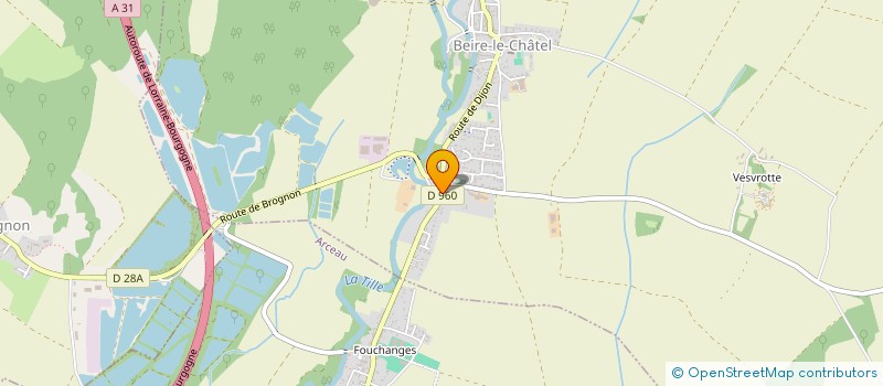 localisation de l'entreprise RDMB 21  BEIRE-LE-CHATEL