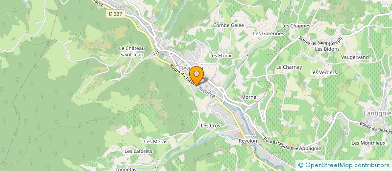 localisation de l'entreprise RDMN  BEAUJEU