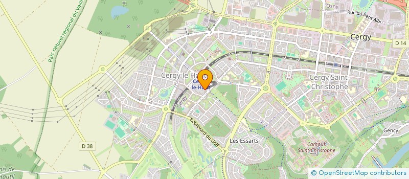 localisation de l'entreprise RDMP  CERGY