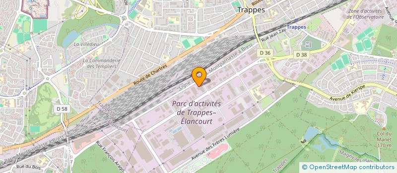 localisation de l'entreprise RDN MARTOR à TRAPPES