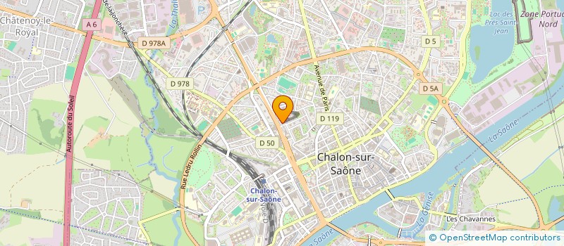 localisation de l'entreprise RDN SHOP à CHALON-SUR-SAONE