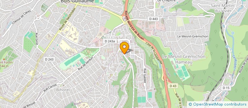 localisation de l'entreprise RDN TELECOM à DEVILLE-LES-ROUEN