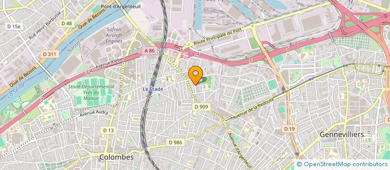 localisation de l'entreprise RDNJ  COLOMBES