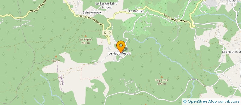 localisation de l'entreprise RDO  SEILLANS