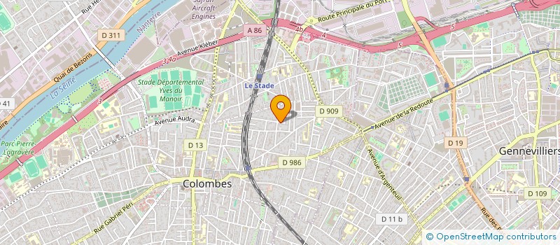 localisation de l'entreprise RDO BOUTIQUE à COLOMBES