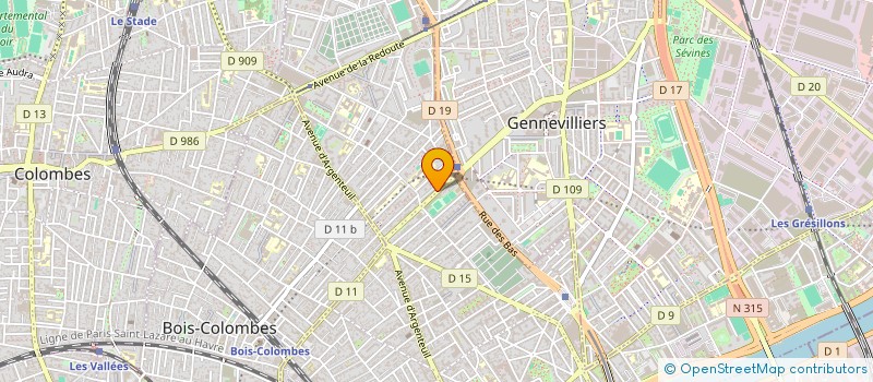 localisation de l'entreprise RDP 92 à ASNIERES-SUR-SEINE