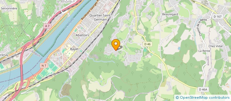 localisation de l'entreprise RDP  VIENNE