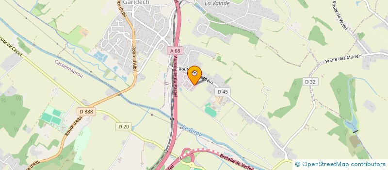 localisation de l'entreprise RDP  GRAGNAGUE