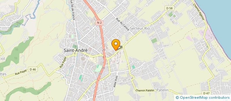 localisation de l'entreprise RDP AMENAGEMENT  SAINT-ANDRE