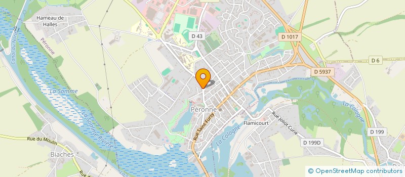 localisation de l'entreprise RDP OPTIC à PERONNE