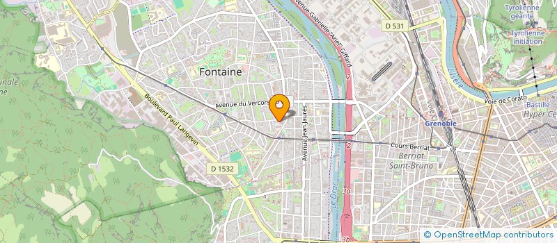 localisation de l'entreprise RDP REALISATION  FONTAINE