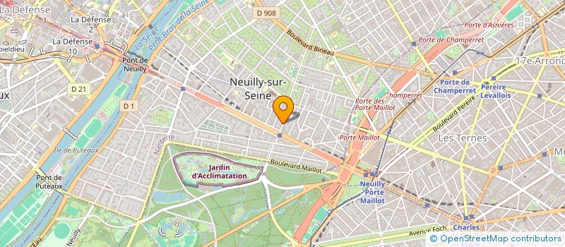 localisation de l'entreprise RDP RM CONSEIL à NEUILLY-SUR-SEINE