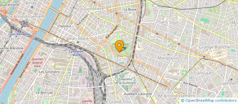 localisation de l'entreprise RDP SERVICE  LYON