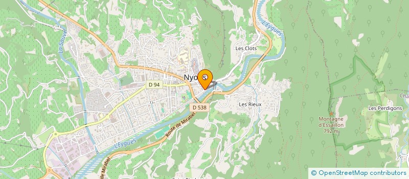localisation de l'entreprise RDR à NYONS